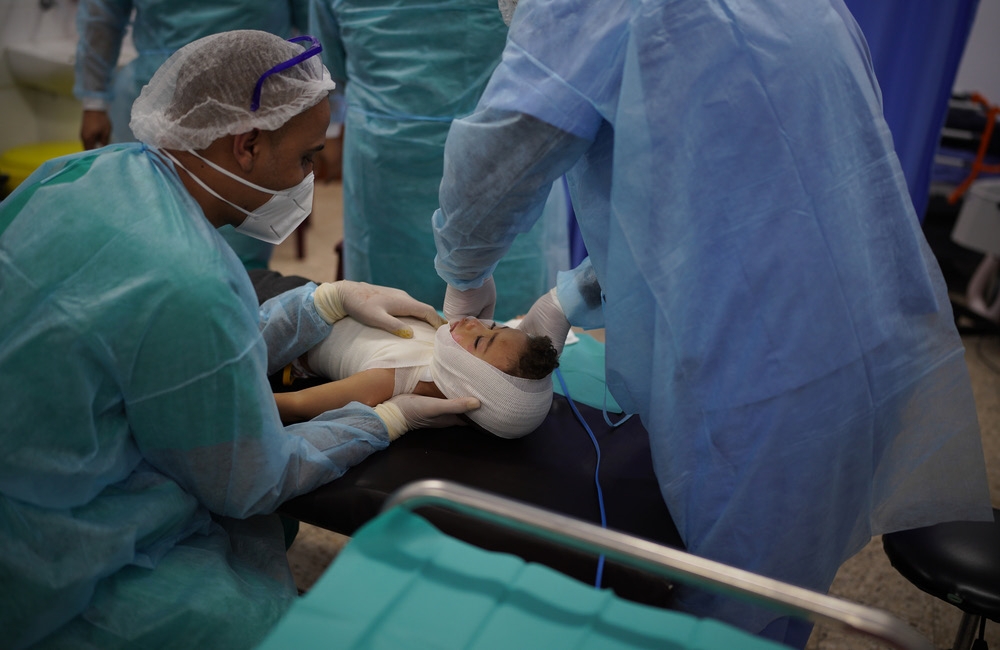 Lekári bez hranic projekt v Gaze