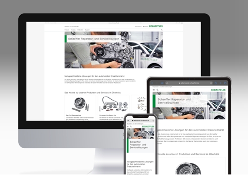 Moderná intuitívna a informatívna Nová webová stránka divízie Automotive Aftermarket spoločnosti Schaefflerjpg