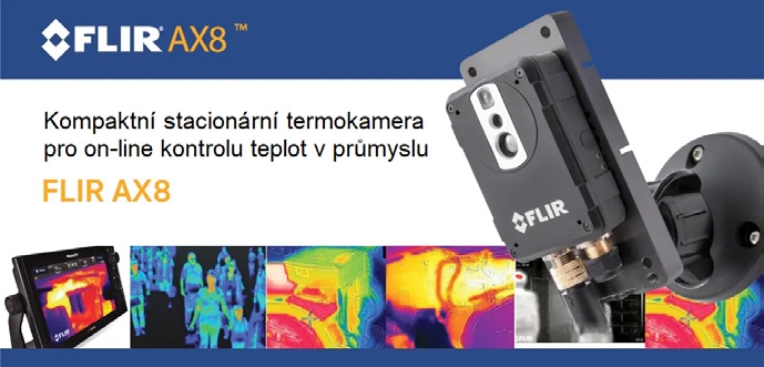 Kompaktní stacionární termokamera FLIR AX8 Kompaktní stacionární termokamera FLIR AX8