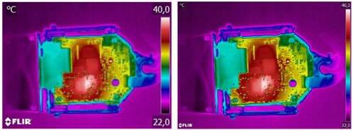 Standardní termogram a termogram UltraMax Standardní termogram a termogram UltraMax
