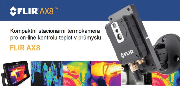 Kompaktní stacionární termokamera FLIR AX8 Kompaktní stacionární termokamera FLIR AX8