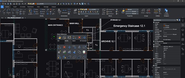 BricsCAD prostredie 2D určený pre kresličov a projektantov Obrázok3