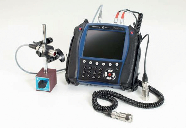 Obr. 5: VIBROTEST 80 a VIBROPORT 80 využívajú najmodernejšiu technológiu s farebnou zobrazovacou jednotkou, môžu byť dodané aj pre Ex prostredie (ATEX certifikované), a sú podporované výkonným programom REX a RIO pre PC. Obr 5b VIBROTEST 80 a VIBROPORT 80 využívajú najmodernejšiu technológiu