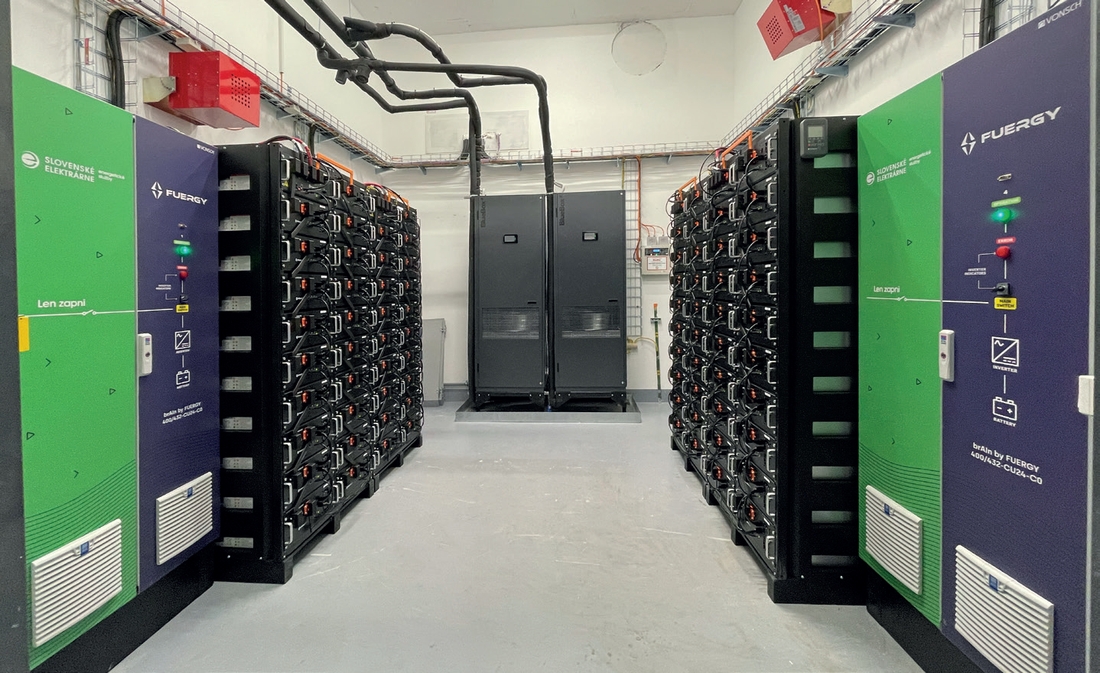 Batériové úložisko brAIn s kapacitou 432 kWh v Tower 115
