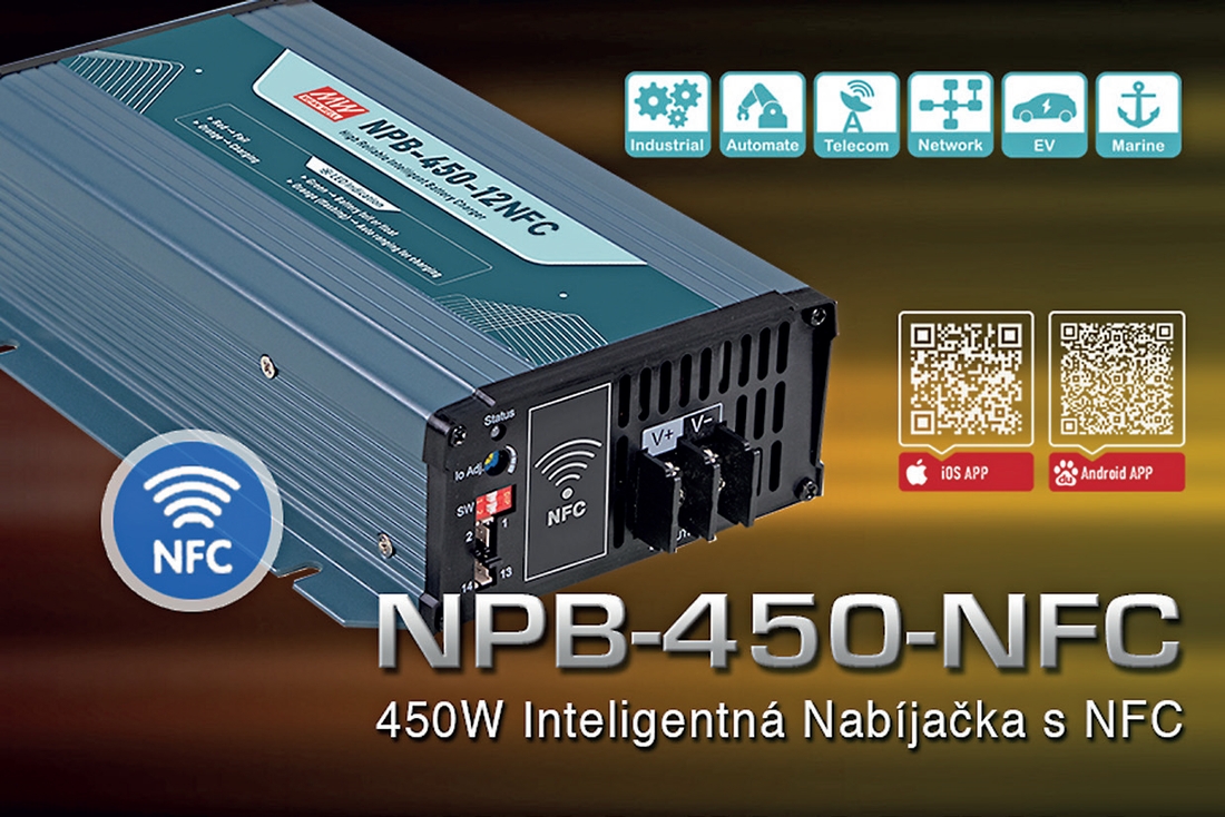 Nabíjačka MEAN WELL série NPB 450 NFC