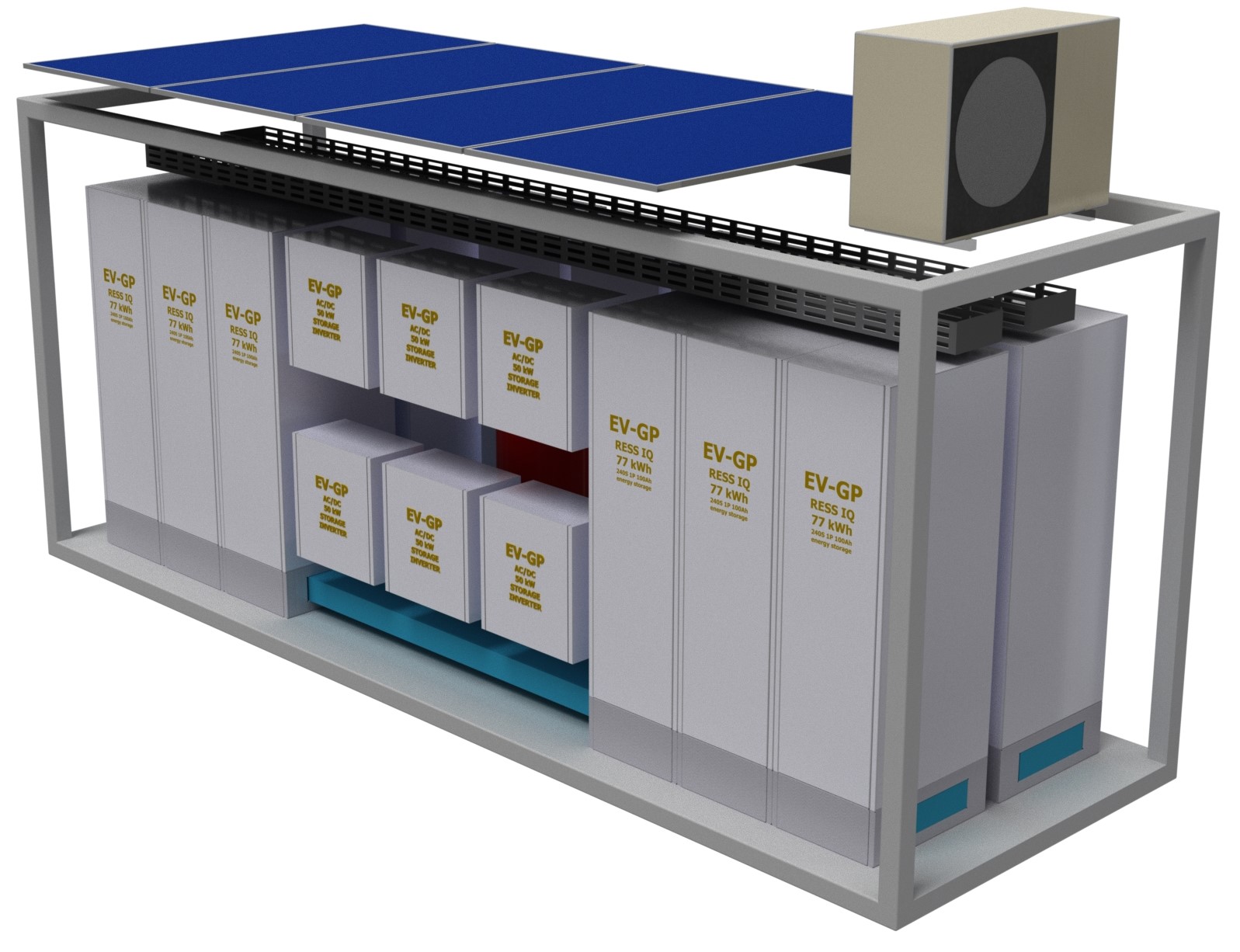 RESS AI 50kW 154kWh celok open