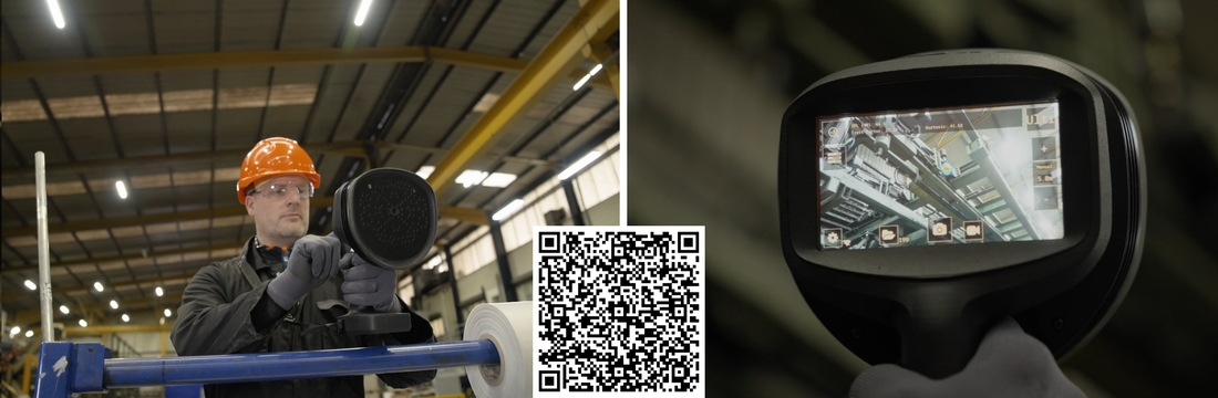 Akustická kamera FLIR Si2-LD při lokalizaci závady ložiska Akustická kamera FLIR Si2-LD při lokalizaci závady ložiska