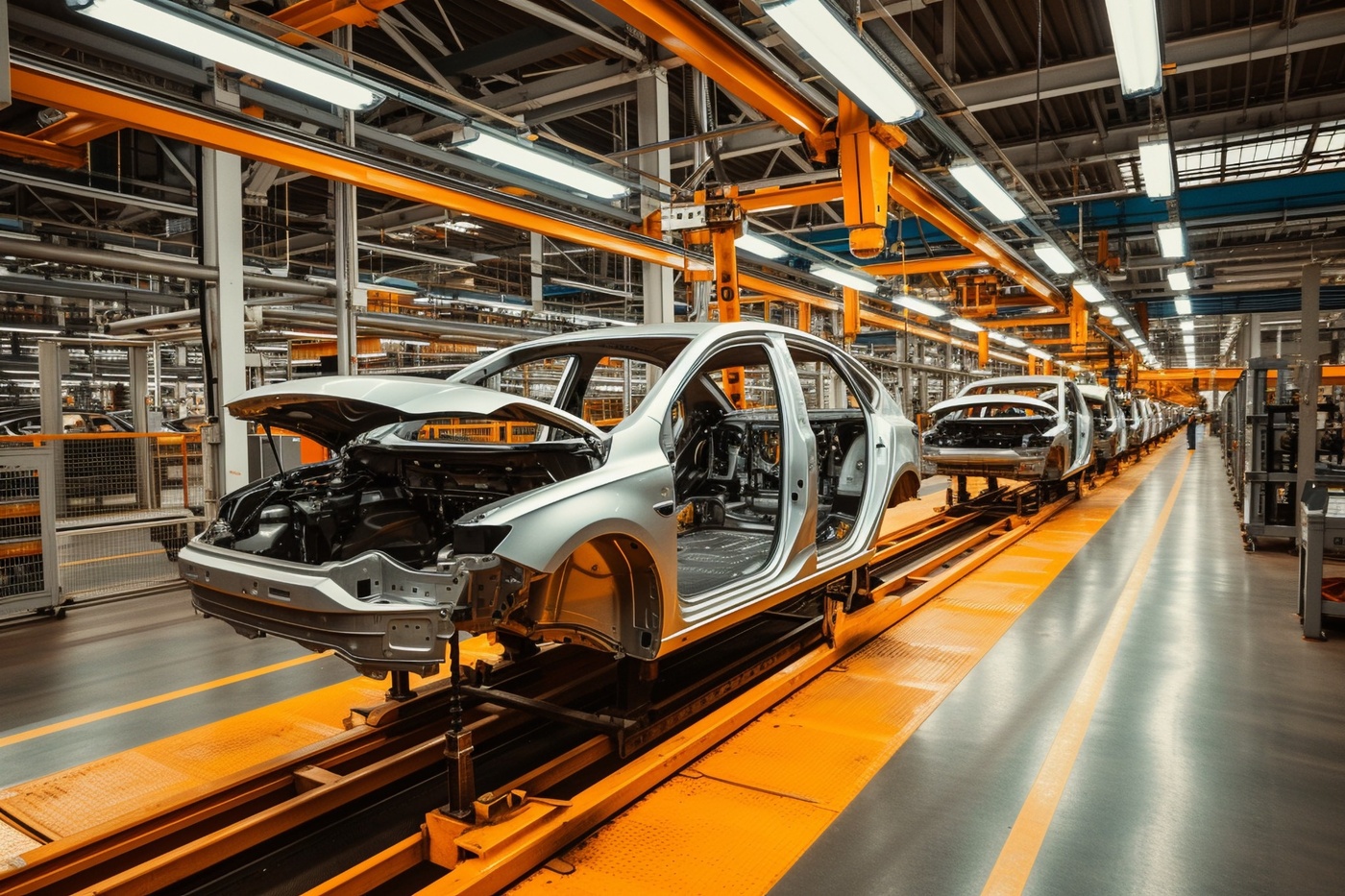 compressed vecteezy ai generated car assembly line car factory electric 39190500