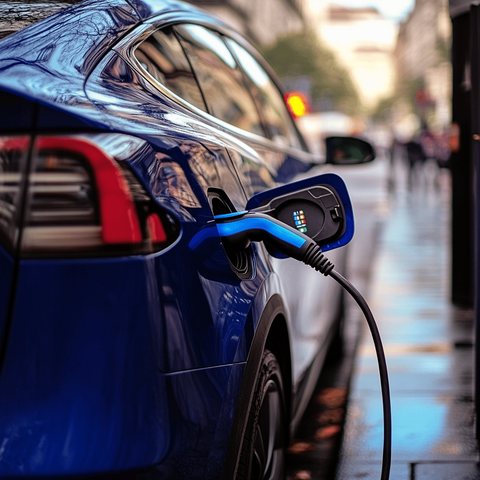 4. Elektromobil na nabíjačke
