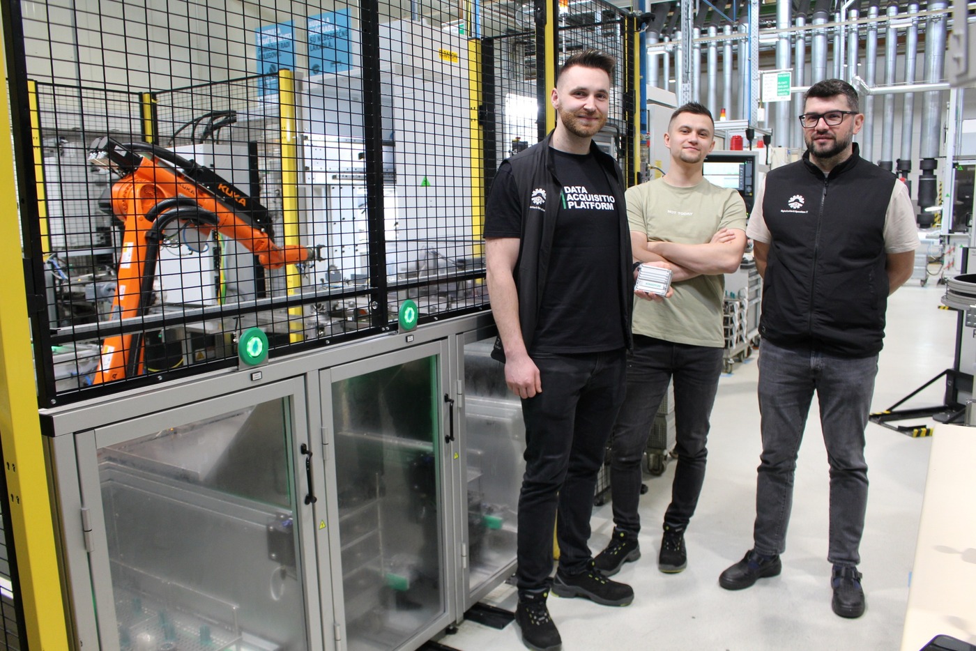 David Smitek s kolegami v Schaeffler Kysuce